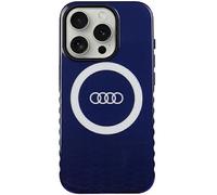 Audi IML Big Logo Case Cover pour iPhone 15 Pro 6.1" Bleu Bleu hardcase AU-IMLMIP15P-Q5/D2-BE