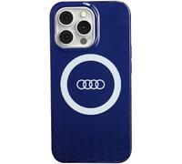 Audi IML Big Logo Coque de Protection pour iPhone 13 Pro/13 6,1Bleu Bleu Coque Rigide AU-IMLMIP13P-Q5/D2-BE