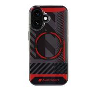 Audi IML Sport AUS-IMLMIP16-RSQ/D2-BK Coque de protection pour iPhone 16 6,1" Noir
