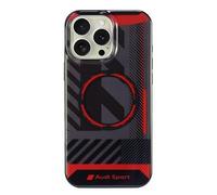 Audi IML Sport AUS-IMLMIP16PM-RSQ/D2-BK Coque de Protection pour iPhone 16 Pro Max 6,9" Noir