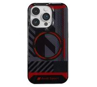 Audi IML Sport Case AU-IMLMIP14PM-RSQ/D2-BK Coque rigide pour iPhone 14 Pro Max 6,7" Noir