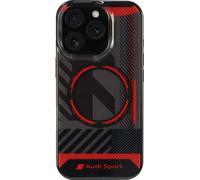 Audi IML Sport AUS-IMLMIP16P-RSQ/D2-BK Coque de protection pour iPhone 16 Pro 6,3" Noir