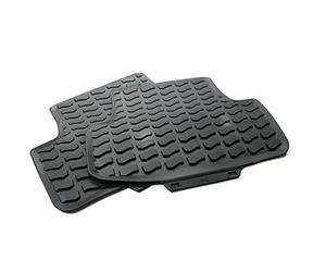 Audi Original Q2 Tapis de Sol Tapis Tapis en Caoutchouc 2 pièces Toutes Saisons arrière en Caoutchouc Noir 81 a061511 041