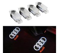 Audi Porte De Voiture Led Éclairage D'entrée Laser Projecteur Courtoisie Bienvenue Lampe Ombre Logo Lumière (4pac)