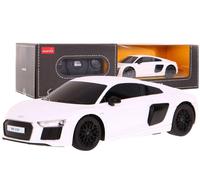 Audi R8 blanche RASTAR Modèle 1:24 Voiture radiocommandée + télécommande 2,4 GHz
