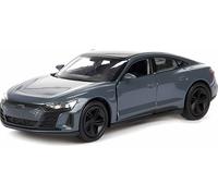 AUDI RS E-tron GT Modèle réduit de voiture 12cm en métal WELLY Modèle réduit de voiture Jouet Enfants Cadeau 82 (Anthracite)