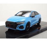 Audi RS3 2022 Bleu Clair Métallique Maquette de Voiture 1:43 ixo models