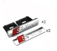 Audi S Line Grill +3 Emblem Logo Logo Aufkleber S Q A 1 3 4 5 6 7 Sline badge SCB77