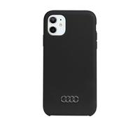 Audi Silicone Case Iphone 12/12 Pro 6.1 Black/Black Hardcase Au-Lsrip12P-Q3/D1-Bk