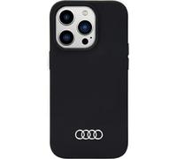 Audi Silicone Case Iphone 14 Pro 6.1 Black/Black Hardcase Au-Lsrip14P-Q3/D1-Bk