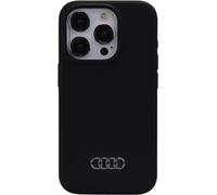 Audi Silicone Case Iphone 15 Pro 6.1 Czarny/Black Hardcase Au-Lsrip15P-Q3/D1-Bk