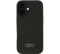 Audi Silicone Case Iphone 16 6.1Czarny/Black Hardcase Au-Lsrip16-Q3/D1-Bk