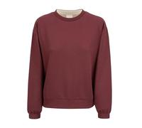 Audi Sweat-Shirt pour Femme, Bordeaux, Taille XL, col Rond, 90% Coton Biologique, 10% élasthanne, Coupe surdimensionnée