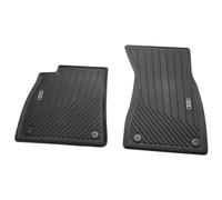 Audi Tapis de Sol en Caoutchouc, Avant, Compatible avec A5/S5 (B10 FU) Berline et Avant à partir de 2025, Anneaux Audi, Noir