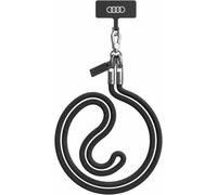 Audi Universal Phone Lanyard 120Cm 6Mm Crossbody Noir/Noir Au-Cbl8-R8/D1-Bk
