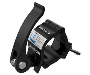 Audibax ACP-4851100BK - Clamp de Fixation d'un Diamètre de 48 à 51 mm - Crochet de Fixation avec une Charge Maximale de 100 kg - Pince pour Éclairage de Scène - Pince pour Fixation de Tête mobile