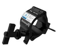 Audibax ACP-4852100BK+K - Clamp de Fixation d'un Diamètre de 48 à 52 mm - Crochet de Fixation avec une Charge Maximale de 100 kg - Pince pour Éclairage de Scène - Pince pour Fixation de Tête Mobile