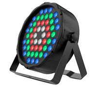 Audibax Austin 27 - Projecteur de Discothèque LED - Projecteur Professionnel - Équipé de 54 LED RGBW 0,5W - Synchronisation avec la Musique - Mode Automatique - Connexion DMX 8 Canaux