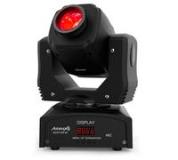 Audibax Boston 60 - Tête Mobile pour Disco - Lumières LED DJ - Projecteur Mobile Professionnel - 1 Lumière 60W - 1 Spot Blanc et 7 Couleurs - Flash Disco - Plusieurs Modes de Contrôle