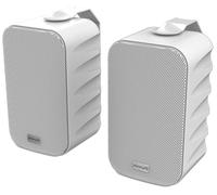 Audibax Delta 32 BT White Paire d'enceintes Bluetooth - Haut-parleurs Actifs Haute Performance pour Mur - Compatible avec Bluetooth - Plage de fréquence élevée (100 Hz - 20 kHz) - Son Surround