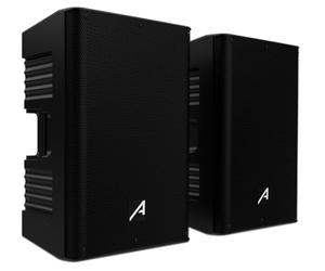 Audibax Freeport 212 - Lot de 2 Enceintes Actives et Passives 12" - Puissance 400W - Connexion USB/SD/FM - Câble d'alimentation Enceinte et Télécommande Incluses - Enceinte Amplifiée avec Bluetooth