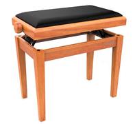 Audibax KB600 Oak Banco Para Piano Teclado Ajustable Regulable. Acolchado. Roble