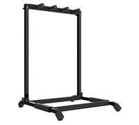 Audibax Multi-Stand 3 - Floor Stand pour 3 Guitares ou Basses - Compatible avec Les Guitares Électriques et Basses Électriques - Support Rempli de Mousse - Résistant aux Rayures