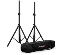 Audibax Neo 130 - Support Professionnel pour Haut-Parleurs - Paire de Trépied pour haut-Parleurs - Sac de transport Inclus - Trépieds Extensible - Hauteur Réglable de 120 à 180 cm - Poid Maximum 30 kg