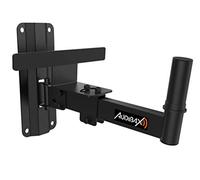 Audibax Neo 20 Black - Support Mural pour Enceinte Professionnelle - Support Universel Inclinable pour Enceinte - Douille de 35 mm - Inclinaison Réglable de 90º à 125º - Capacité de Charge de 25 kg
