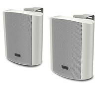Audibax Pícolo PR-52W - Enceintes Hi-FI Passives d'Étagère - Paire d'Enceintes Stéréo à 2 Voies - Haut-Parleur 100W - Support Mural Inclus - Haut-Parleurs de Graves 5" - Son Surround