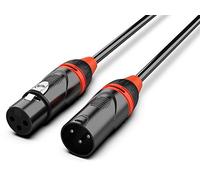 Audibax Pro Black Cable DMX 3 Pins 5 Metros Negro