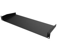 Audibax Pro Rack Shelf 1U - Plateau d'Étagère 1U pour Rack 19 Pouces - Étagère de 150 mm de Profondeur - Armoire Rack de Serveur à Plateau Fixe - en Acier - Capacité 15 kg