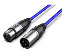 Audibax Silver Cable XLR Macho - XLR Hembra 10 Metros Azul