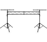 Audibax SLS30 - Kit de Support d'Éclairage - Trépieds d'Éclairage avec Articulation à Rotule - Support de Discothèque - Hauteur Réglable de 240 à 325 cm - 2 barres en T avec 4 Points de Fixation