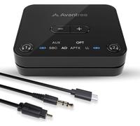 Audikast 3 ¿ Émetteur Bluetooth 5.3 Pour Tv Avec Port De Sortie Audio Optique Ou Aux, Aptx-Adaptive, Transmetteur Adaptateur Audio Sans Fil Pour Casque[Z2622]