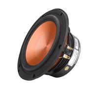 Audio 6.5 Pouces 4 8 Ohm 100W Haut-Parleur de Graves de Milieu de Gamme en Aluminium céramique HiFi Haut-Parleur de bibliothèque Home cinéma 1PC(Orange 8 Ohm Speaker)