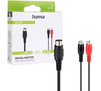 Audio-Adapter 2x Cinch-Kupplungen auf 5-pol.-DIN-Stecker