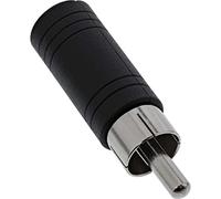 InLine Adaptateur audio Cinch mâle vers jack 3,5 mm femelle – Mono
