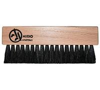 Audio Anatomy Brosse de nettoyage en vinyle en poils de chèvre et bois de chêne - Naturel