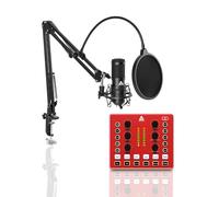 Audio Array Ensemble professionnel tout-en-un | Micro à condensateur avec mélangeur de carte son Bluetooth USB | Configuration complète pour streaming, podcasting, jeux, chant et enregistrement en