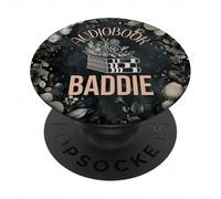 Audio Book Lovers Women Baddie Dark Romance Spicy Book Merch PopSockets PopGrip Adhésif