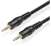 Audio Cable 2.5mm-2.5mm Male to 2.54mm Male Compact Audio Headphone Earphone Jack Gold Plated Connector Cable Cord Plug 1.8m Gold