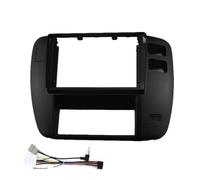 Audio Cadre Radio Adaptateur De Façade 2 DIN 9 Pouces pour Autoradio Android pour Nissan pour Patrol V5 Y61 2002-2004 Kit De Montage RESPUNEKBAH(Frame and Cable-RHD)