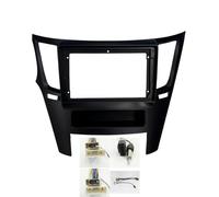 Audio Cadre Radio Autoradio 9 Pouces Android Stéréo avec Écran Audio Lecteur Multimédia Vidéo Faisceau Câbles Inclus pour Subaru pour Legacy pour Outback 2010-2016 RESPUNEKBAH(LHD-Black-Cable)