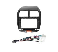 Audio Cadre Radio Cadre De Façade De Voiture 10,1 Pouces pour Autoradio DVD Stéréo pour Mitsubishi ASX RVR pour Outlander Sport 2010-2018 Panneau Navigation RESPUNEKBAH(FrameA Cable)