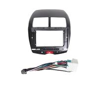 Audio Cadre Radio Cadre De Façade De Voiture 10,1 Pouces pour Autoradio DVD Stéréo pour Mitsubishi ASX RVR pour Outlander Sport 2010-2018 Panneau Navigation RESPUNEKBAH(FrameB Cable)