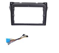 Audio Cadre Radio Façade D'autoradio 2 DIN avec Lecteur DVD GPS Kit De Montage sur Tableau De Bord Accessoire Auto pour Nissan pour Pixo 2008-2013 RESPUNEKBAH(Frame an Cord)