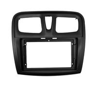 Audio Cadre Radio Façade D'autoradio 9/10 Pouces pour Renault pour Sandero pour Logan 2014+ avec Boîtier Canbus Panneau Tableau Bord Câble d'alimentation RESPUNEKBAH(10 inch Frame)