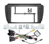 Audio Cadre Radio Façade D'autoradio 9 Pouces pour Seat pour Ibiza 6j 2009-2013 Panneau Stéréo Garniture D'installation pour Tableau De Bord Accessoire GPS DVD RESPUNEKBAH(Frame an CANBUS)