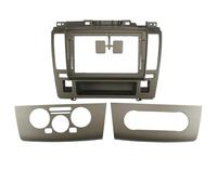 Audio Cadre Radio Façades D'autoradio 9 Pouces pour Nissan pour Tiida pour Latio 2005-2010 Lecteur DVD Stéréo GPS MP5 Android Kit Garniture Panneau Tableau Bord 2 DIN RESPUNEKBAH(Brown Frame-A)
